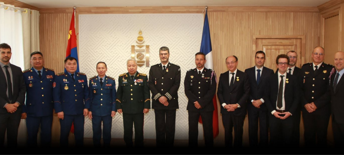 Délégation française en Mongolie 